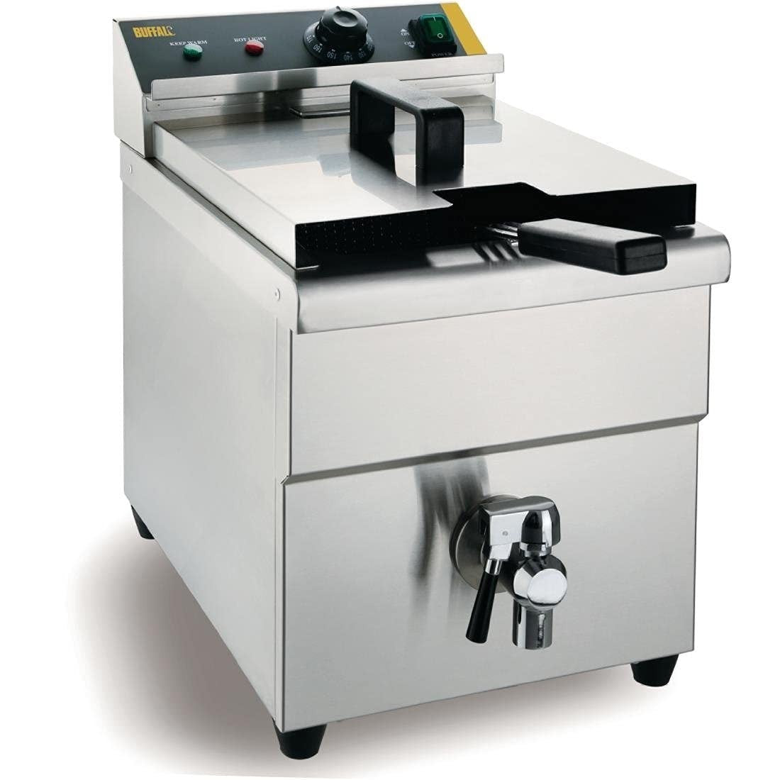 7.5L Induction Deep Fat Fryer 3000W Stainless Steel Countertop