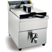7.5L Induction Deep Fat Fryer 3000W Stainless Steel Countertop
