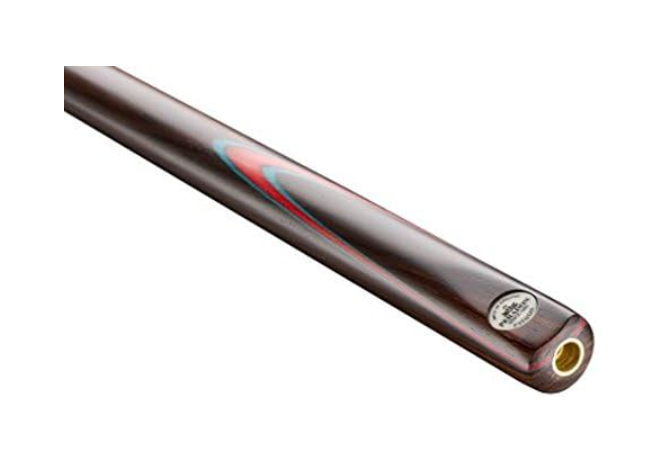 55in 3/4 Joint Pool Cue 8–8.5mm Tip Ash Shaft Rosewood Butt