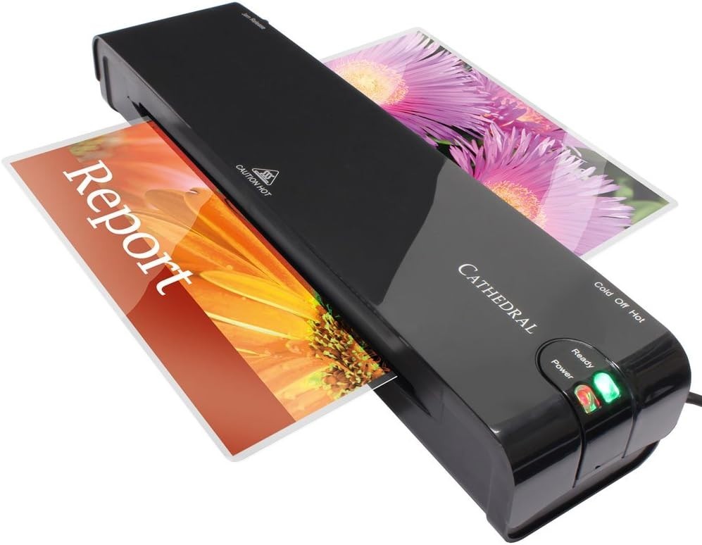 A3 Laminator Fast 2-Min Warm-Up Hot & Cold Anti-Jam + 25 Pouches