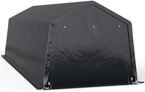 Bike Storage Shed 5x7ft Waterproof Portable Outdoor Garage Motorbike Shelter