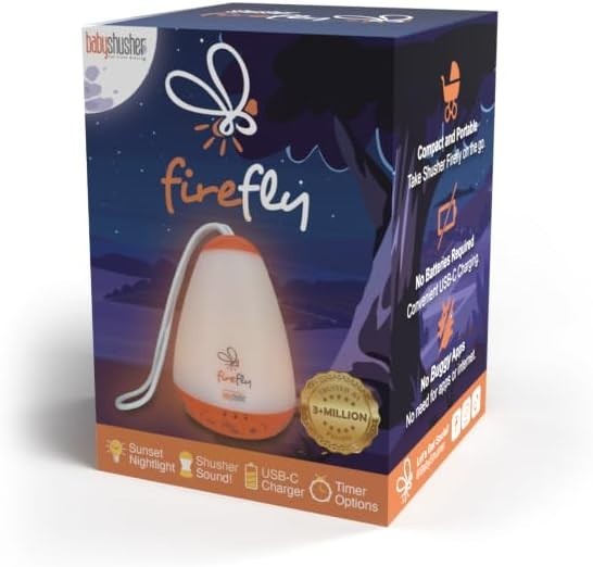 Baby Soother with Nightlight & White Noise | Portable Sleep Sound Machine