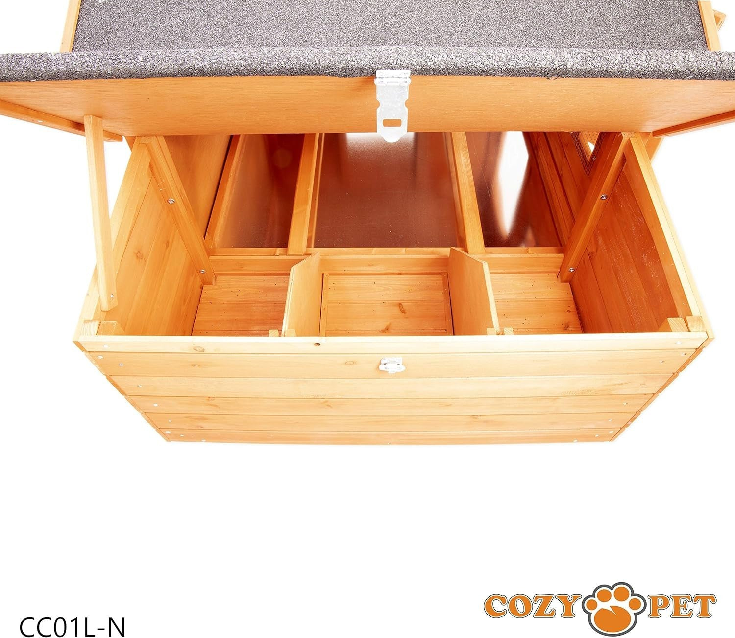 Large Chicken Coop with Run 190cm Hen House 6 Birds