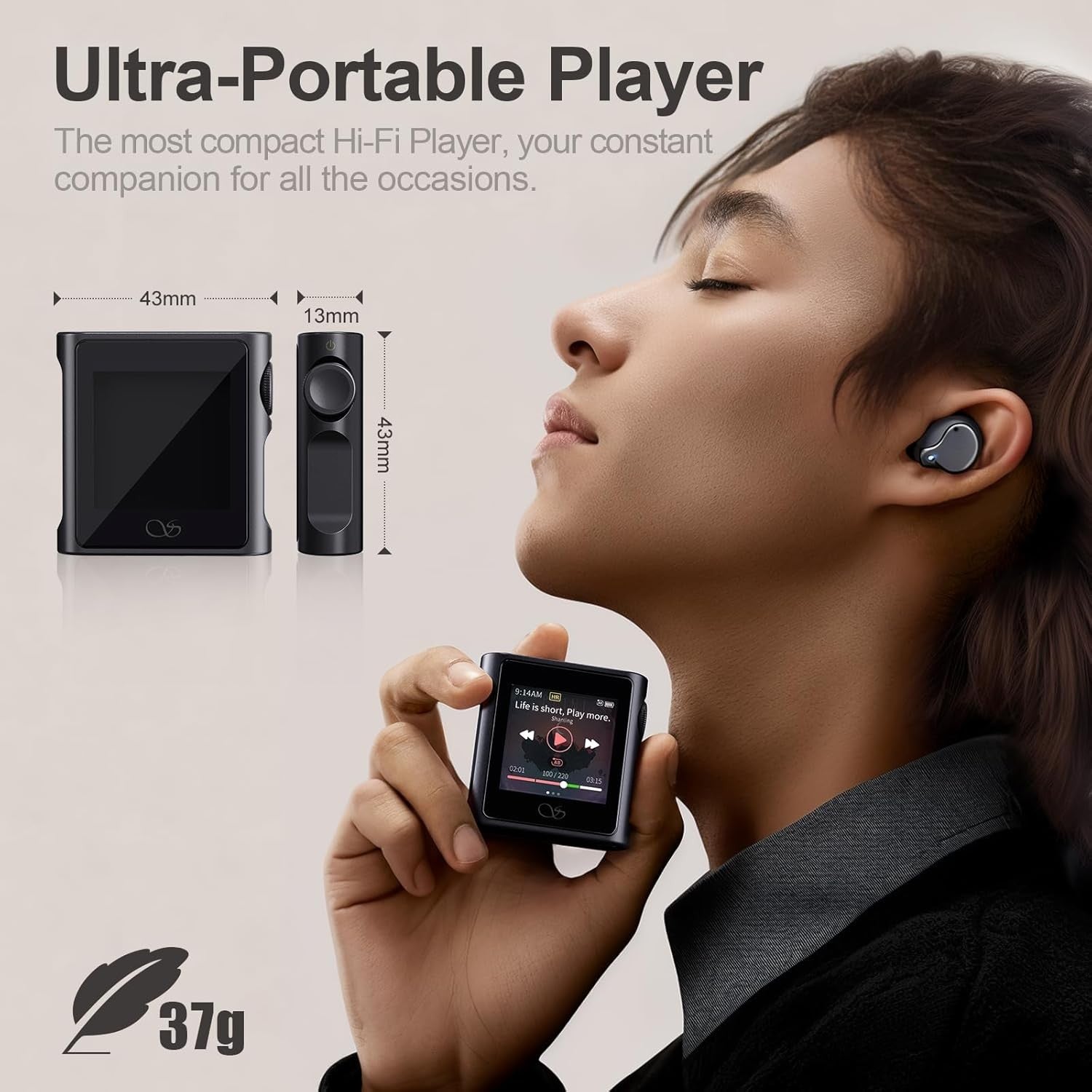 HiFi MP3 Player DAC Bluetooth 5.0 2TB Support Touch Screen