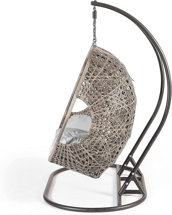 Luxury Triple Hanging Egg Chair Swing Hammock with Cushions Outdoor Garden
