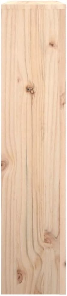 Natural Pine Radiator Cover 79.5x19x84cm – Modern Slatted Heater Cabinet