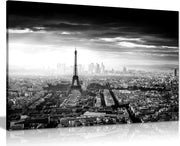 Black White Panther Canvas Wall Art 24x16 Framed Paris