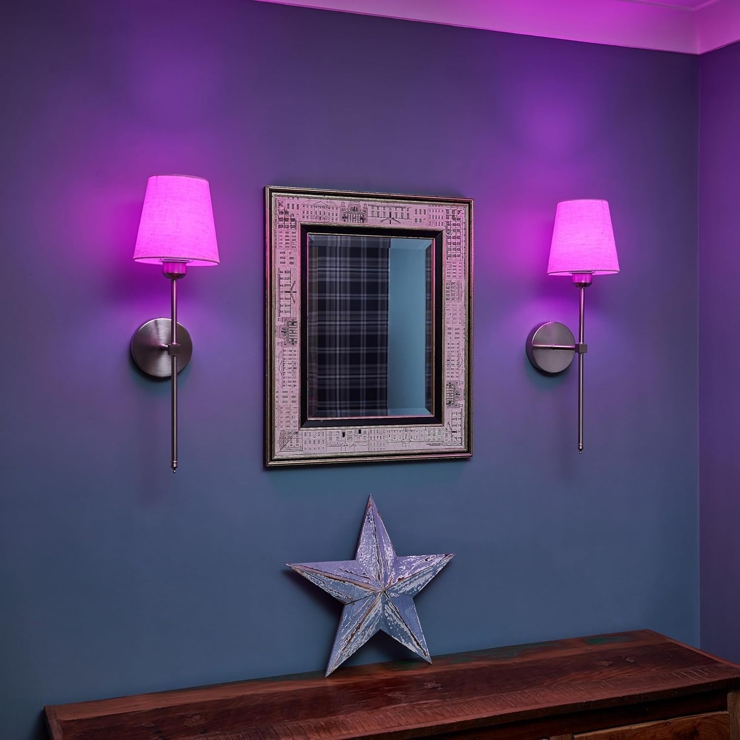 eBay Title Rechargeable Wireless LED Wall Lights with Remote, Dimmable & Color