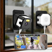 2K Window Camera Outdoor View WiFi 5GHz AI Color Night Vision CCTV