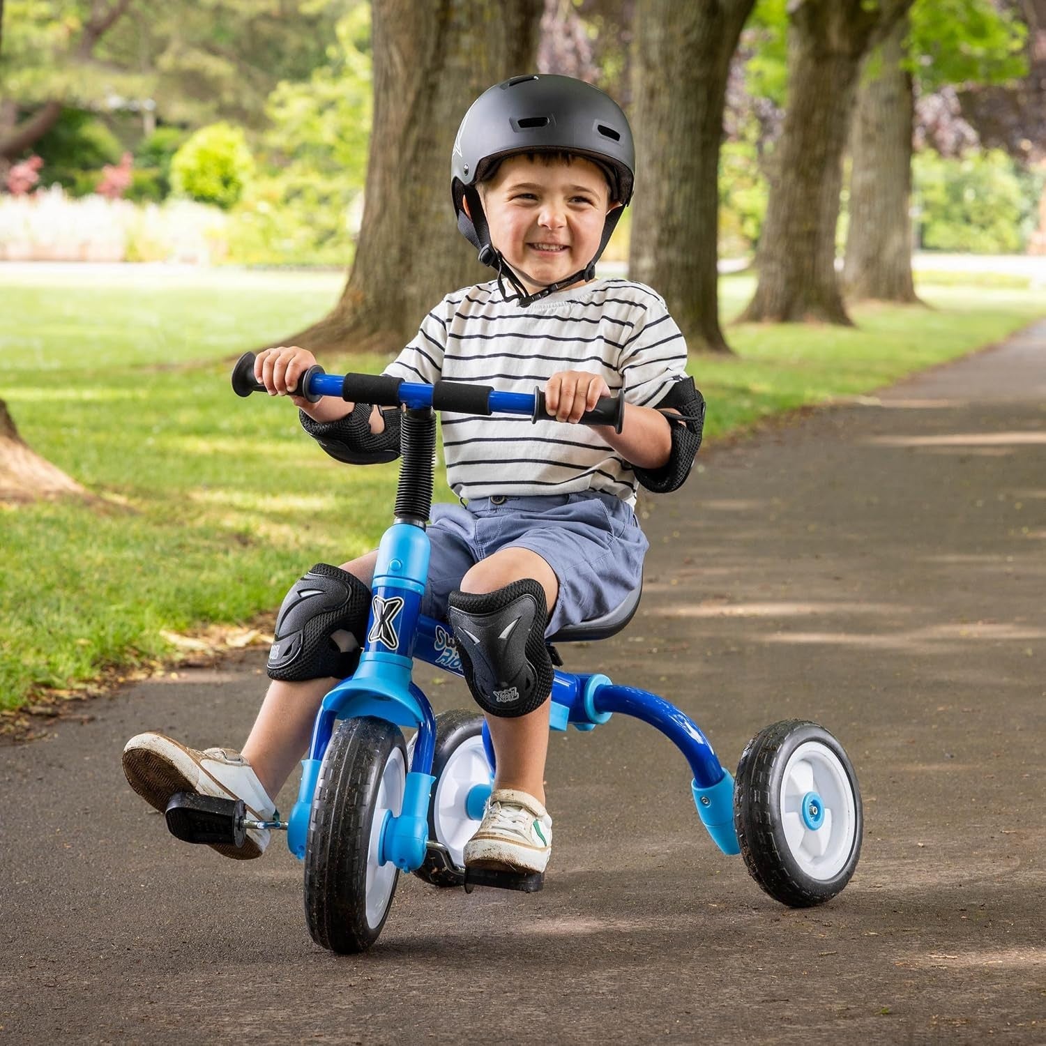 5 in 1 Kids Balance Bike Trike Foldable Adjustable Toddler Age 2-5