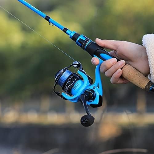2.1M Carbon Spinning Rod & Reel Combo – Portable Bass Fishing Kit