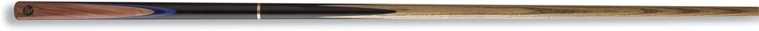 3/4 Jointed Ash Snooker Cue 57in Blue Veneer Splice 9.5–10mm Tip