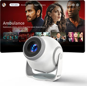 Android 14 Smart Mini Projector 4K Decode 1080P WiFi 6 Bluetooth