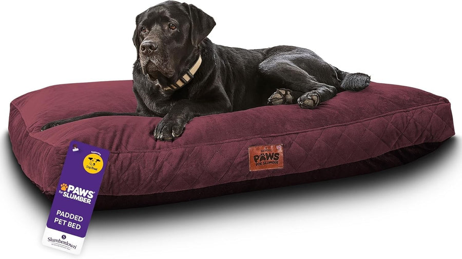 XL Luxury Orthopedic Dog Bed 120x90cm Washable Non Slip
