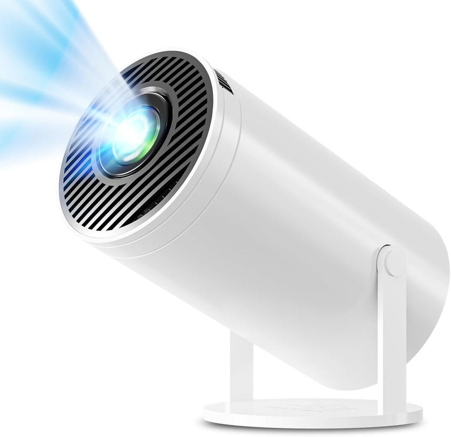 Mini 1080P Projector 15000 Lumens WiFi 6 Bluetooth Portable 200”