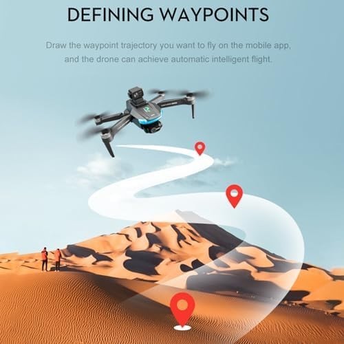 4K GPS Drone with 50min Flight, Obstacle Avoidance, Dual Camera, Brushless
