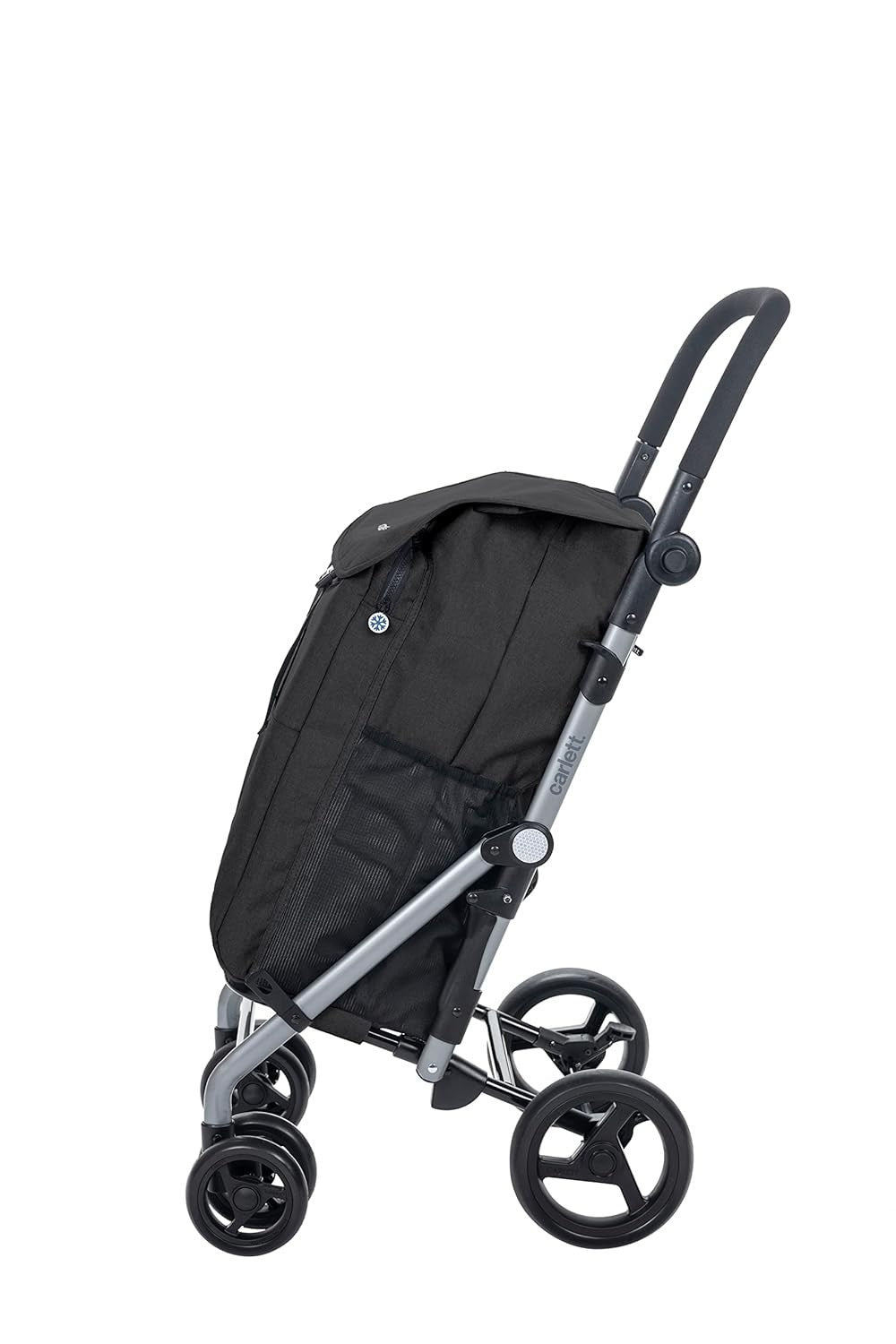 Foldable Shopping Cart Trolley 63L Thermal Bag 25kg Grocery Organizer
