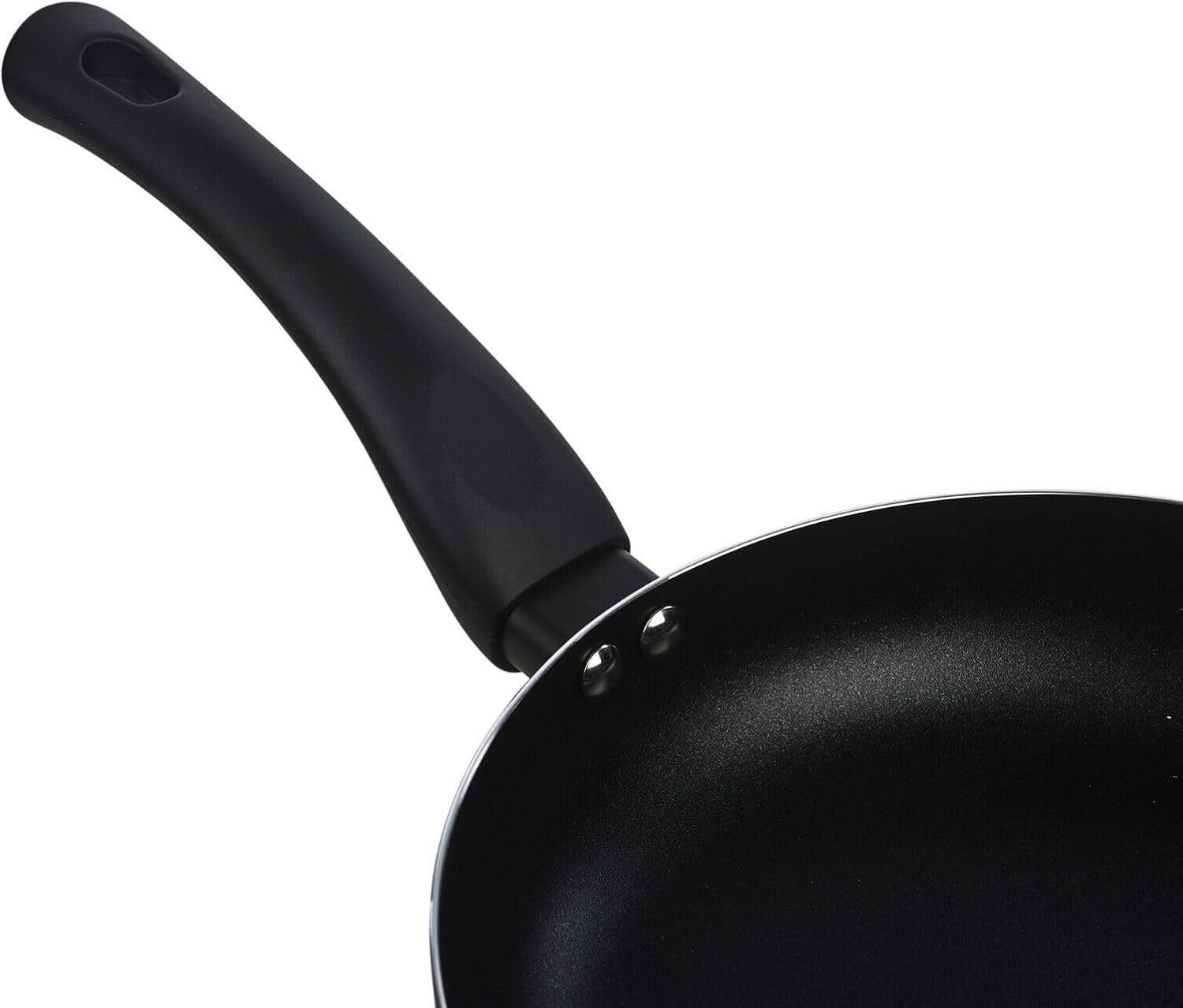 15pcs Matte Black Non Stick Cookware Set with Grill Pan & Soft-Touch Handles