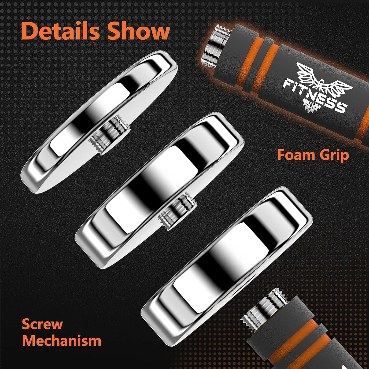 15kg Adjustable Steel Dumbbells Pair Non Slip Compact Home Gym Weights