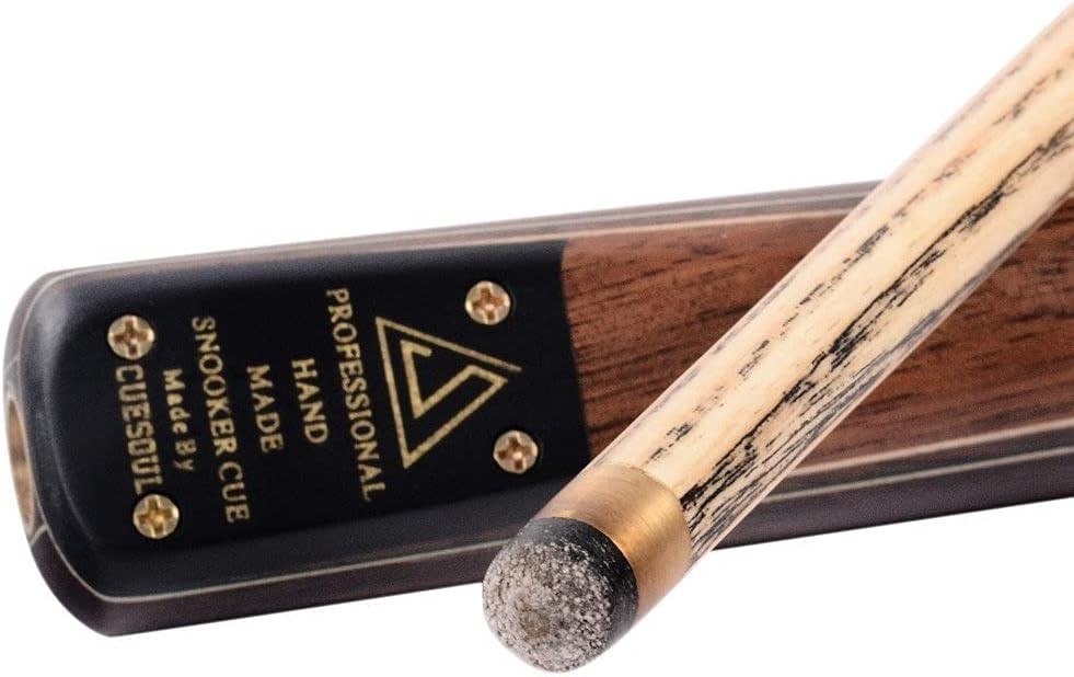 57" 3/4 Jointed Snooker Pool Cue 18oz Rosewood Ash 9.5mm Tip Set