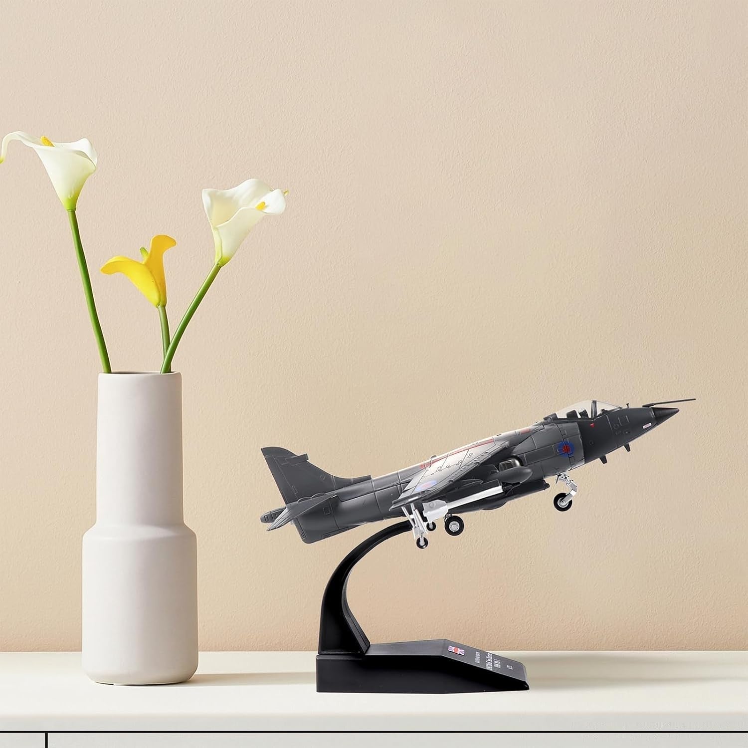 RAF Harrier Jet Model 1/72 Diecast Prebuilt Military Plane Display Gift**