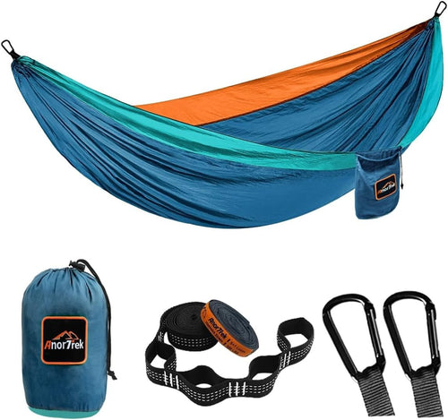 Ultra-Lightweight Outdoor Camping Hammock with Tree Straps & 250kg Load
