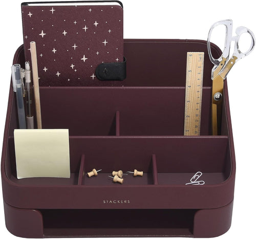 Luxury Desk Organizer & Letter Tray – Compact Home Office Storage, Multi-Tier