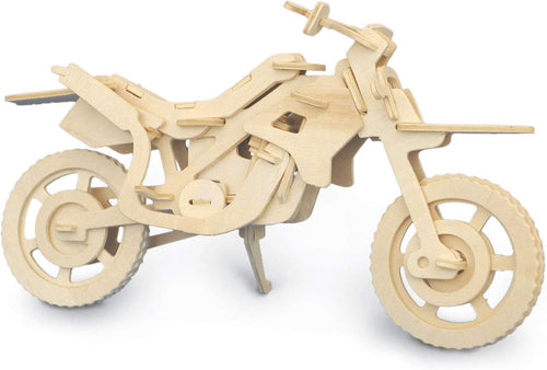 3D Wooden Motorbike Puzzle Kit Adults & Kids  FSC DIY Model Gift 25cm