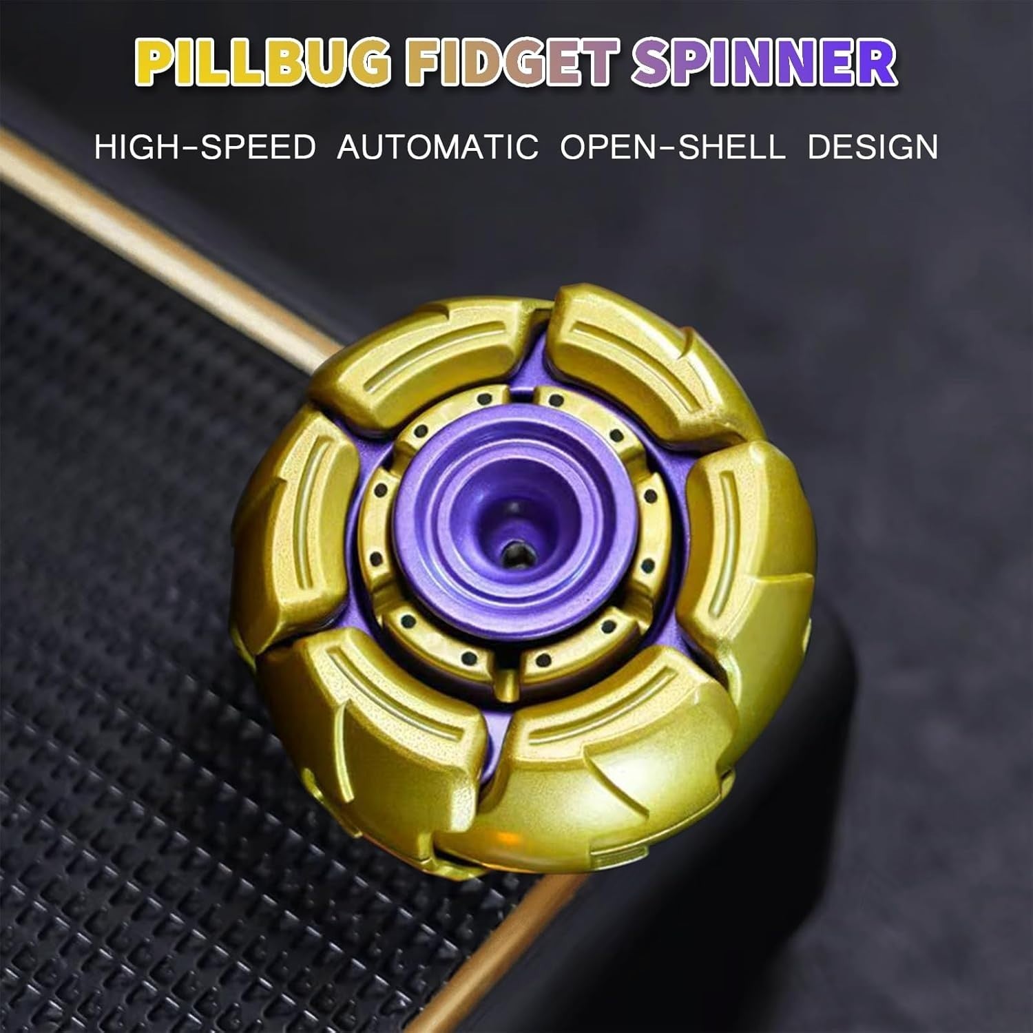 Alloy UFO Fidget Spinner Open Shell Smooth Spin EDC Stress Relief