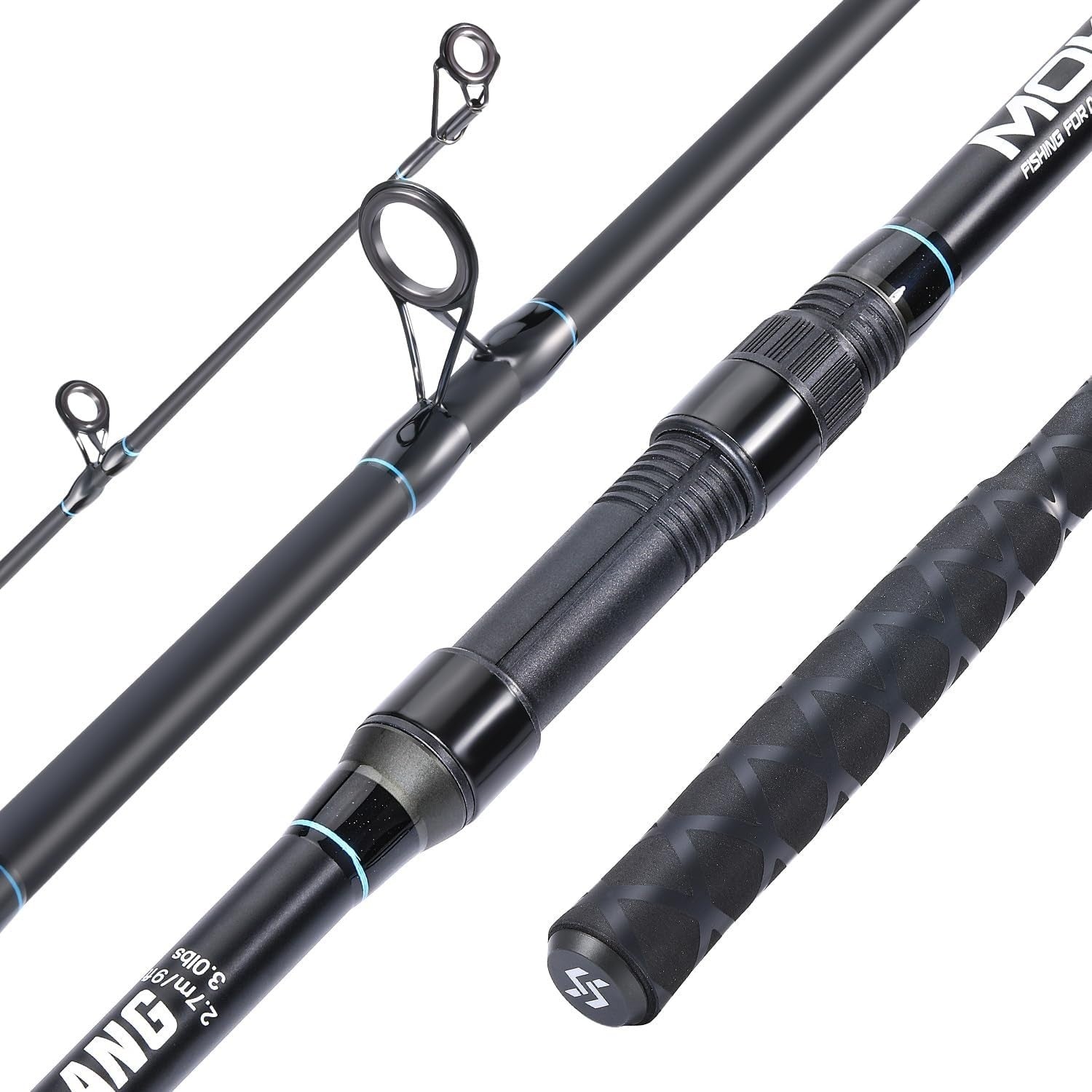 3-Section Carbon Carp Fishing Rod 2.7M/3.0M/3.3M with EVA Grip