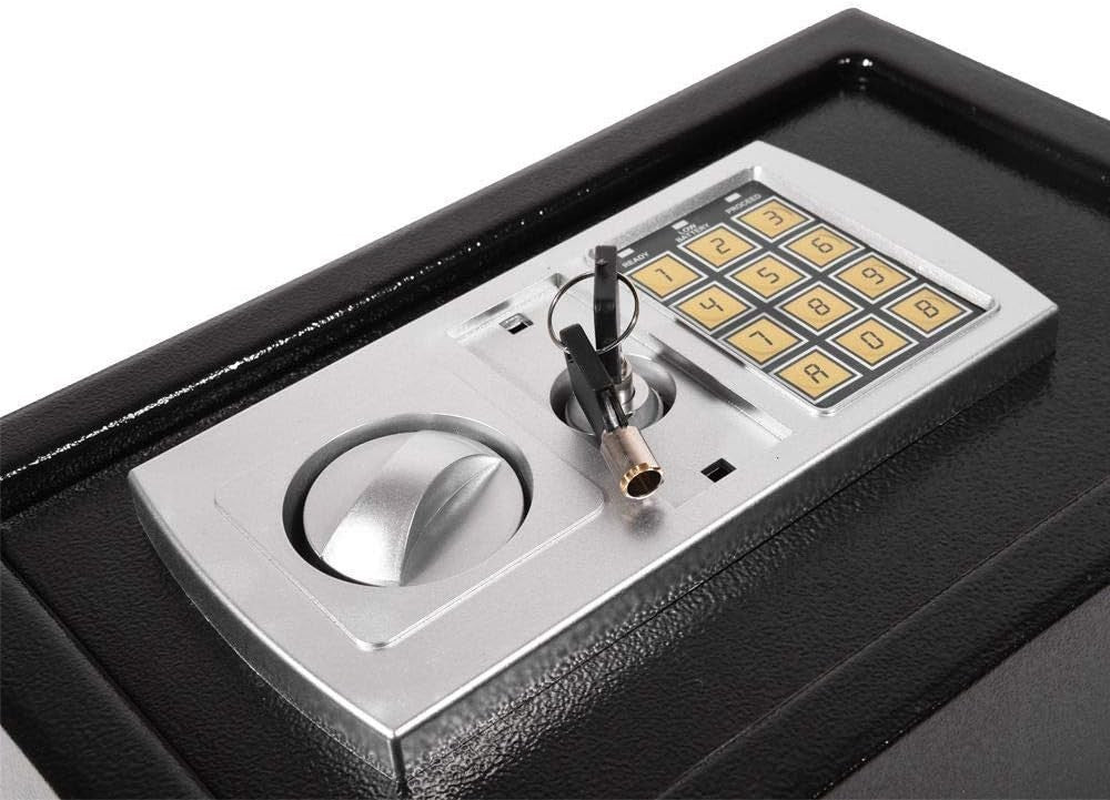 16L Digital Safe Box Electronic Keypad Lock Cash Jewelry Document Safe