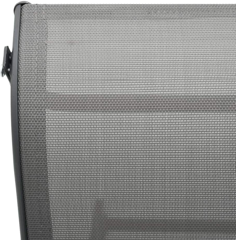 Adjustable Outdoor Sun Lounger Recliner with Water-Resistant Textilene & Durable