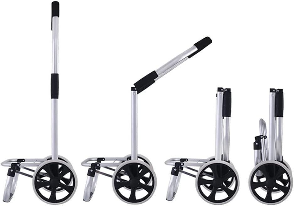 Foldable Shopping Trolley Cart 48L Waterproof Grocery Bag Wheels Handle