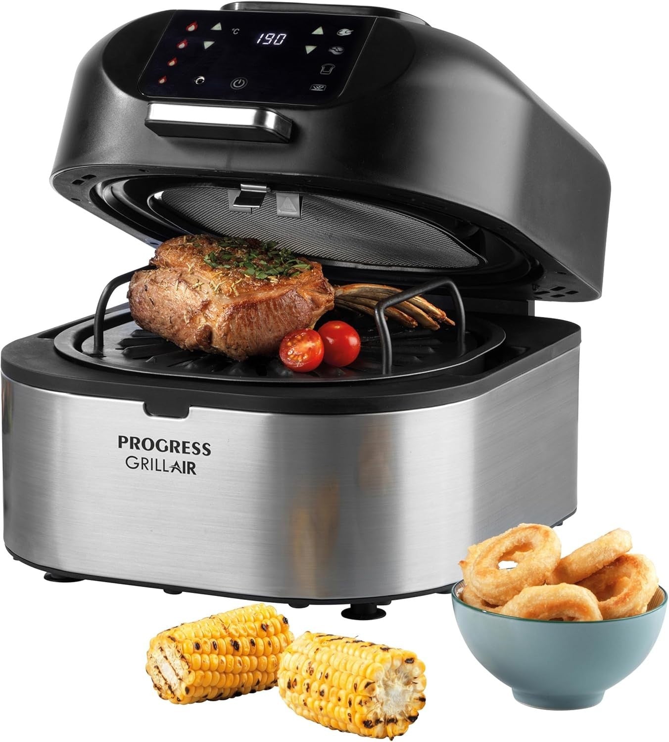 5.2L Air Fryer Grill 5in1 Smokeless Digital Multicooker 1760W Probe