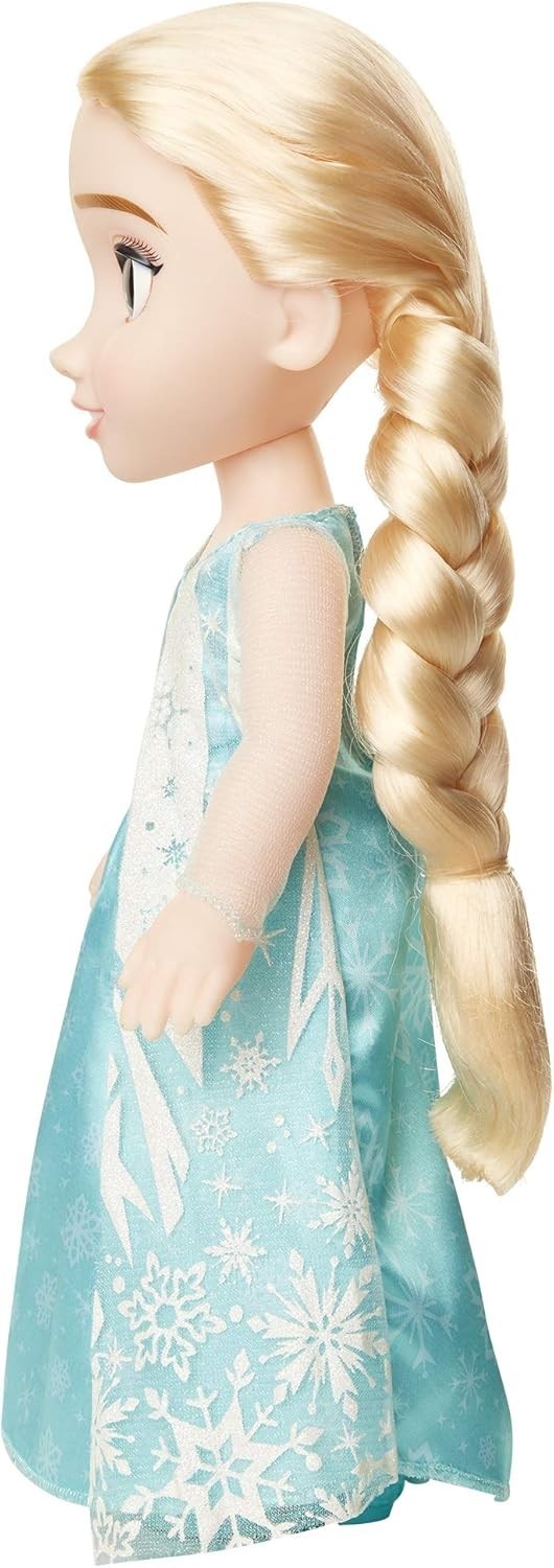 14in Ice Queen Fashion Doll Glitter Cape Braided Hair Toy