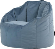 Large Velvet Bean Bag Chair Adult Seat | Living Room Lounge Furniture