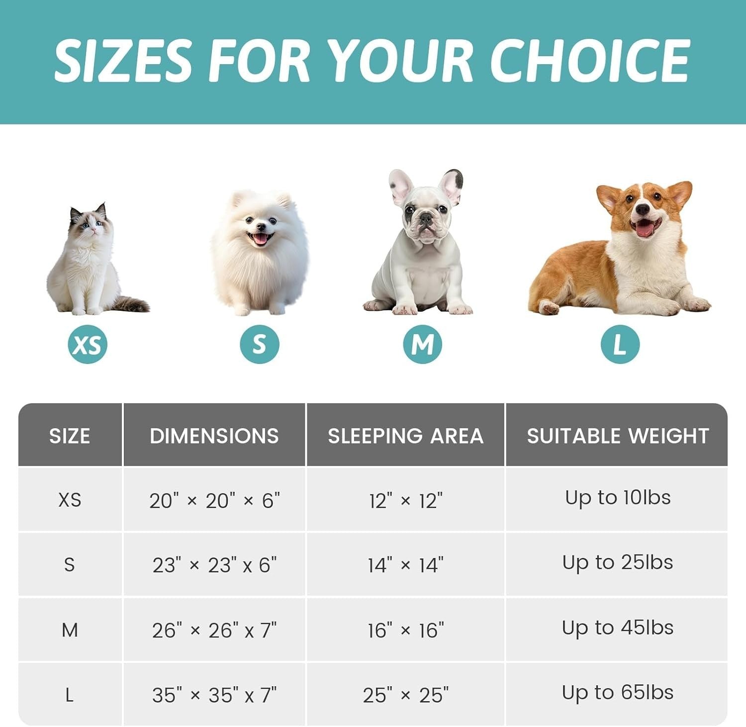 Cat Bed with Blanket 58cm Washable Faux Fur Pet Sofa Anti Slip Base