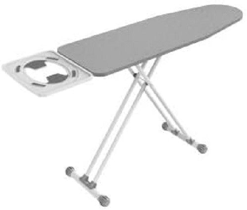 Electrical Ironing Board 125x42cm Height Adjustable Steam Ready Grey