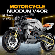 Realistic Motorcycle Building Kit with Moving Parts & Easy Assembly 32cm
