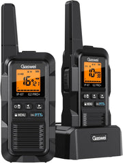 IP67 Waterproof Floating Walkie Talkies 2 Pack Long Range VOX FM SOS