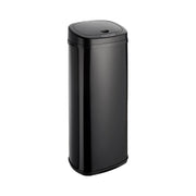 50L Touchless Sensor Kitchen Bin Stainless Steel Black