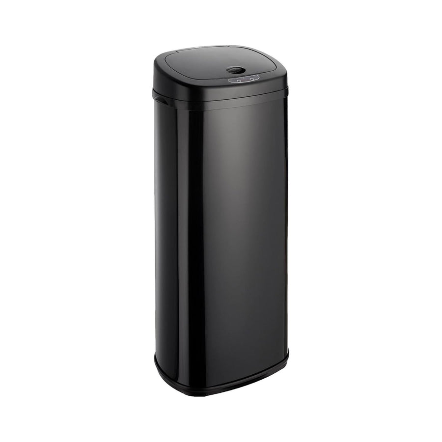 50L Touchless Sensor Kitchen Bin Stainless Steel Black