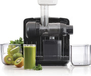 Cold Press Slow Juicer 8-in-1 Nutrition System Auto Reverse Compact