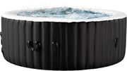 2–4 Person Inflatable Hot Tub Round Spa 120 Bubble Jets Heated Portable