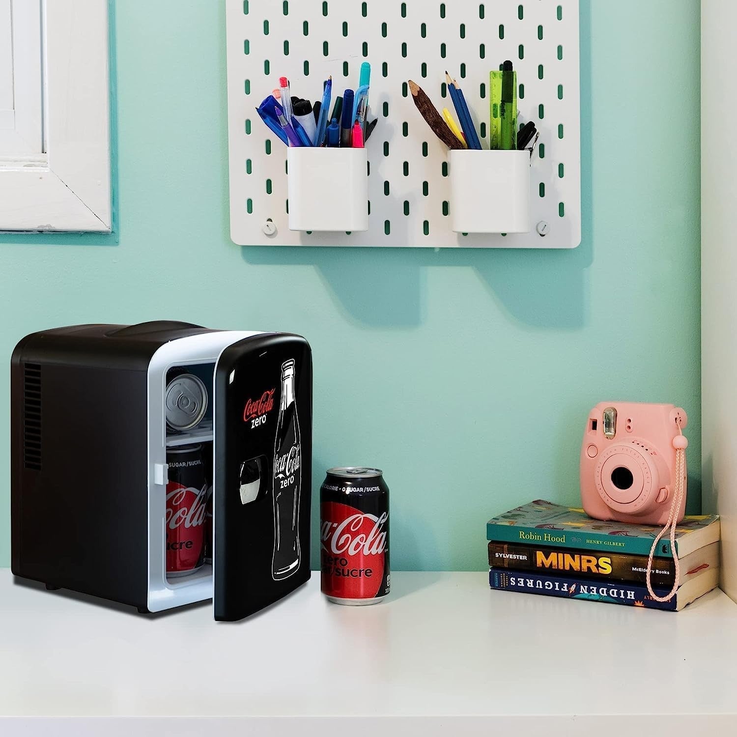 Portable Mini Fridge 4L AC/DC Cooler Warmer Bedroom Car Desk