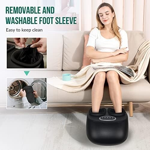 Shiatsu Foot Massager with Heat, Compression & Vibration, Deep Kneading