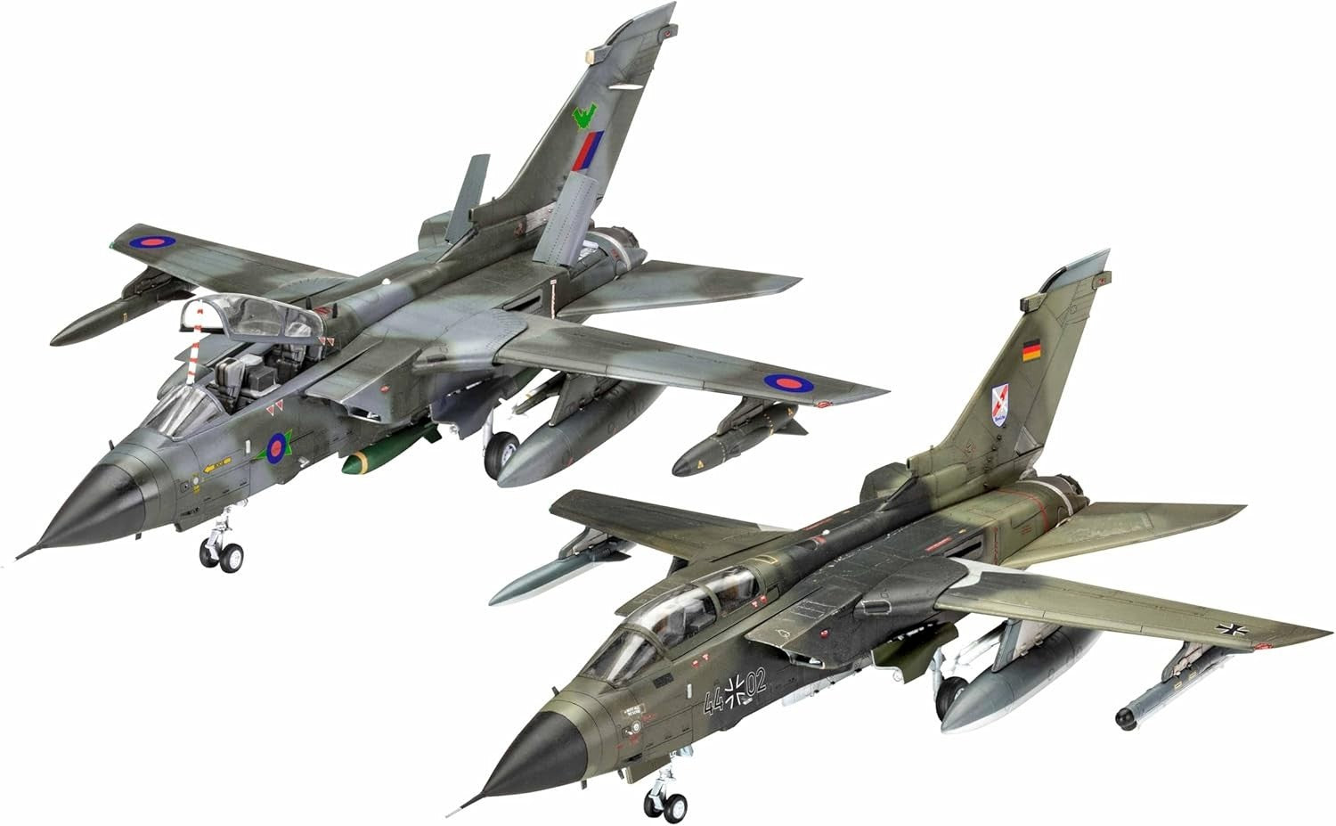 Tornado 50th Anniv 1:72 Twin Fighter Jet Model Kit RAF & Luftwaffe Unpainted