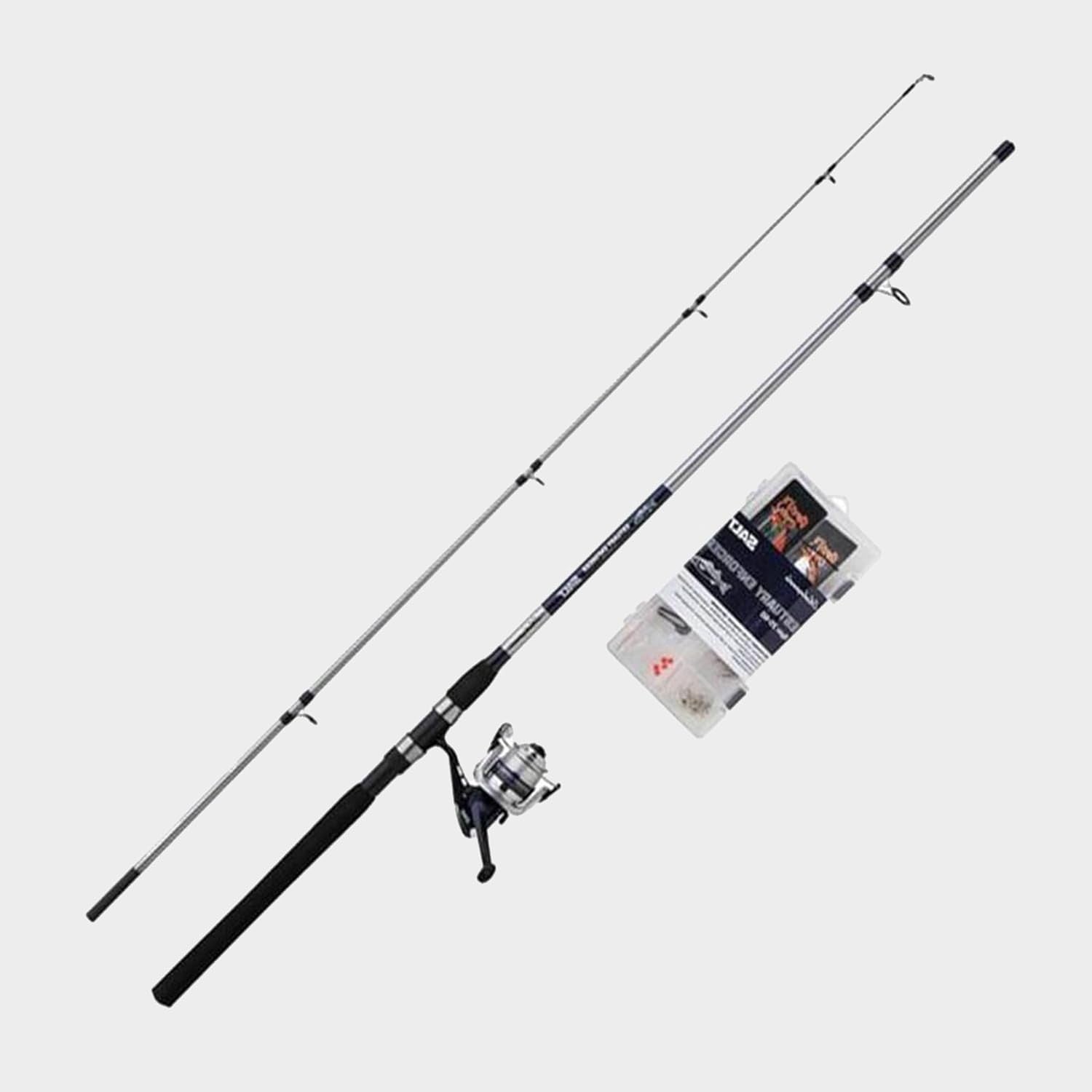 Saltwater Spinning Rod Reel Combo 2.4m 20-60g Sea Fishing Set