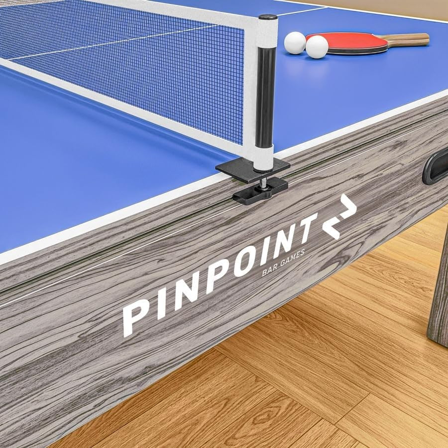 7ft 4-in-1 Games Table Pool Air Hockey Table Tennis Indoor