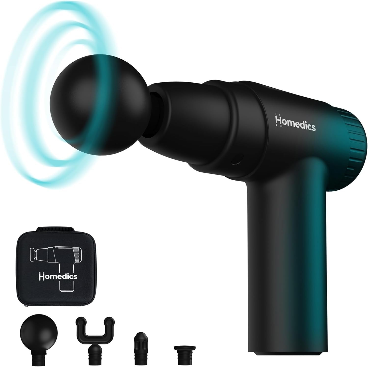 Heated Mini Massage Gun Deep Tissue Percussion Quiet Muscle Relief